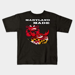 MARYLAND MADE ME SET DESIGN Kids T-Shirt